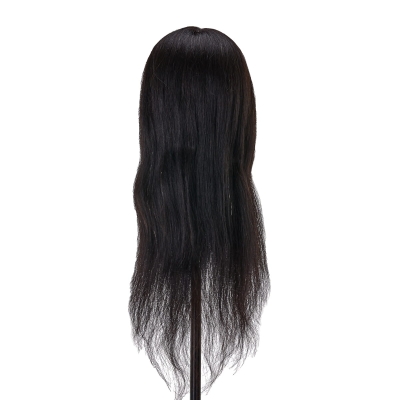 Treningowa Główka Fryzjerska Długie Włosy Naturalne 42cm