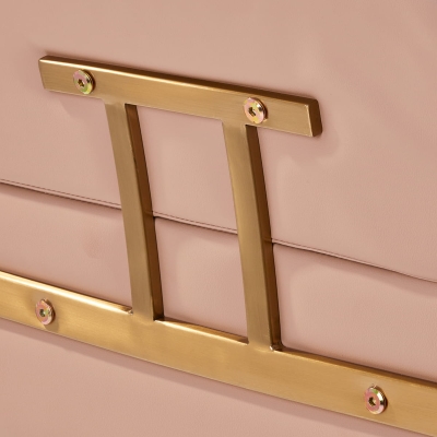 Fotel Fryzjerski Gabbiano Porto Złoto Beżowy