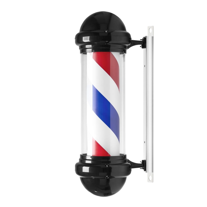 Plafon Podświetlany Pole Barber Shop BB-02 Czarny Duży