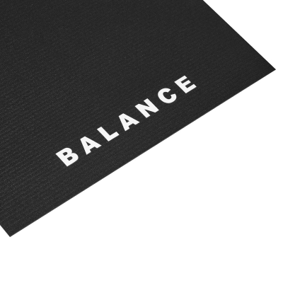 Czarna Mata do Jogi Balance Mat PVC Black