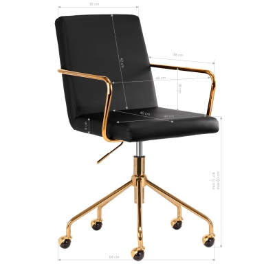 krzeslo-kosmetyczne-na-kolkach-qs-of211g-zloto-czarne-salon-paznokci-getfull