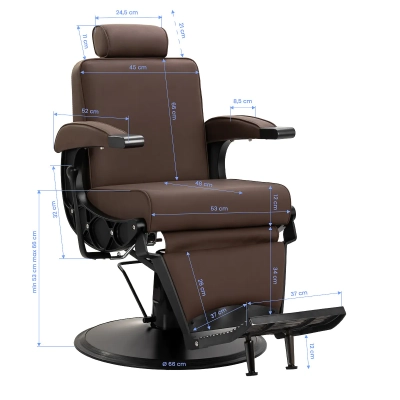 fotel-barberski-gabbiano-continental-brazowy-wymiary-techniczne.webp