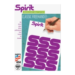Kalka Spirit Classic Freehand do Odbijania Wzorów Tatuażu 100 szt.