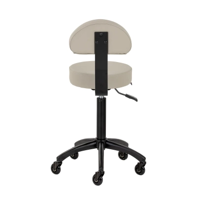 taboret-fryzjerski-gabbiano-d026-szaro-bezowy-widok-tyl-z-oparciem-na-stelazu.webp