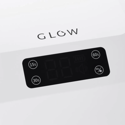 lampa-do-paznokci-uv-led-glow-112-48w-logo-panel-sterujacy.webp