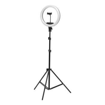 Lampa pierścieniowa Ring Light 13"" 36W LED ze statywem czarna
