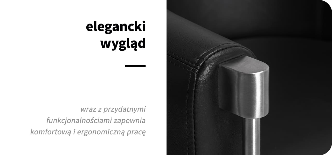 Gabbiano fotel fryzjerski Burgos czarny