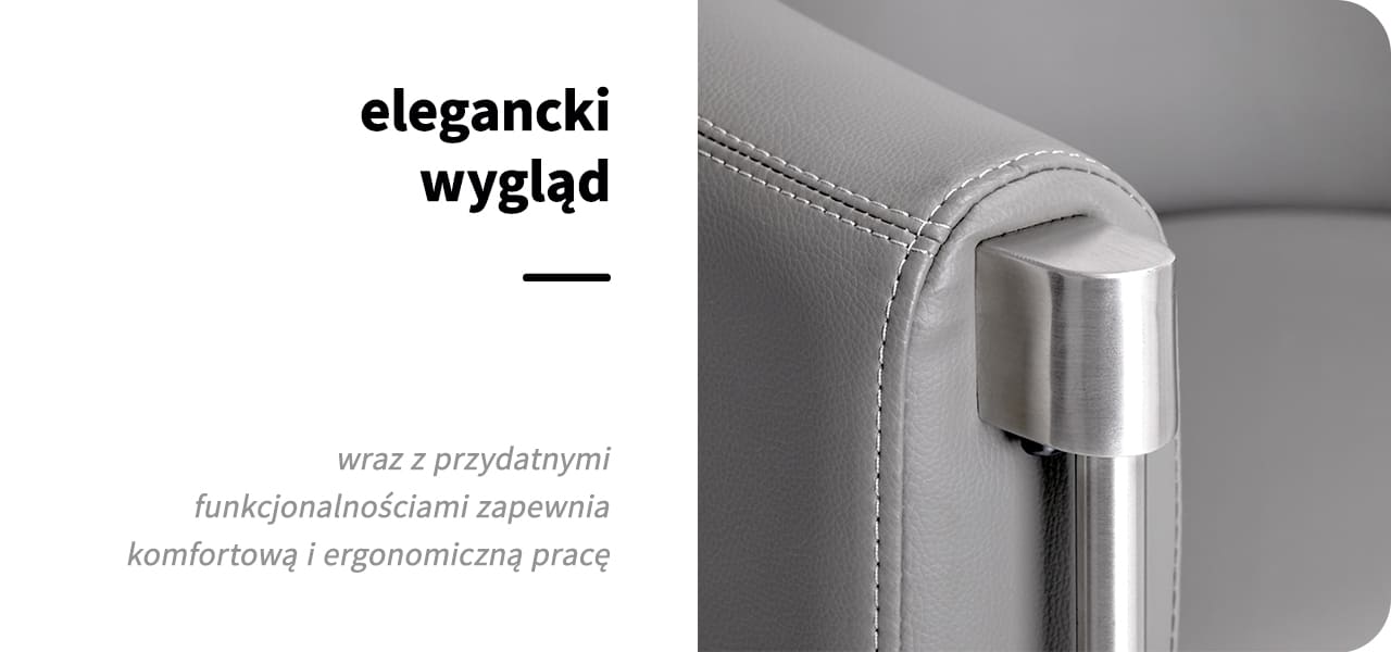 Gabbiano fotel fryzjerski szary