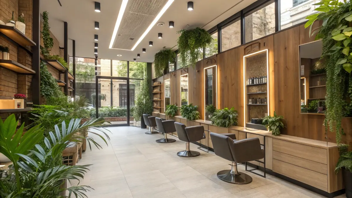 ekologiczny-salon-fryzjerski-z-roslinami-i-drewnem