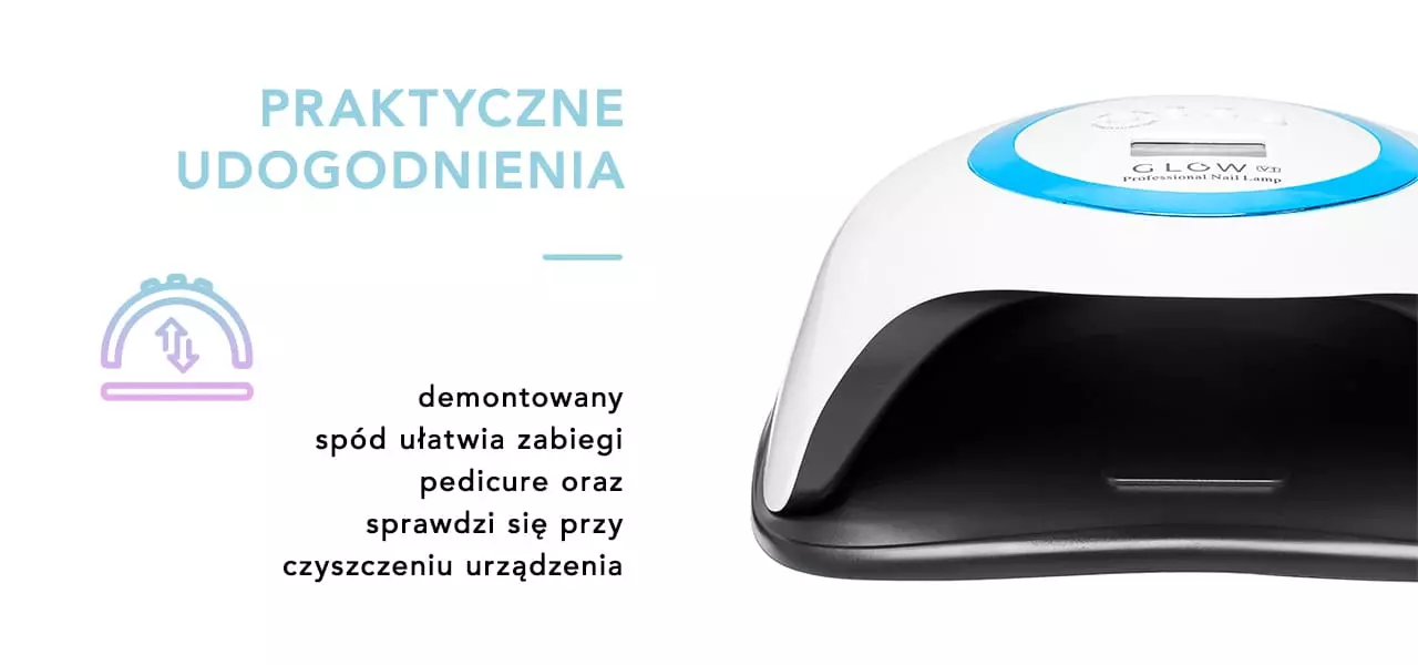 Profesjonalna Lampa UV LED Glow V1 168W - Niebieska