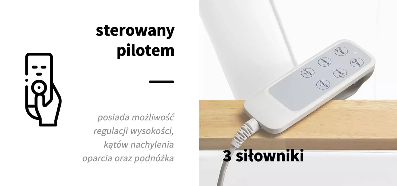 Biały Fotel Kosmetyczny Elektryczny SILLON LUX 273B