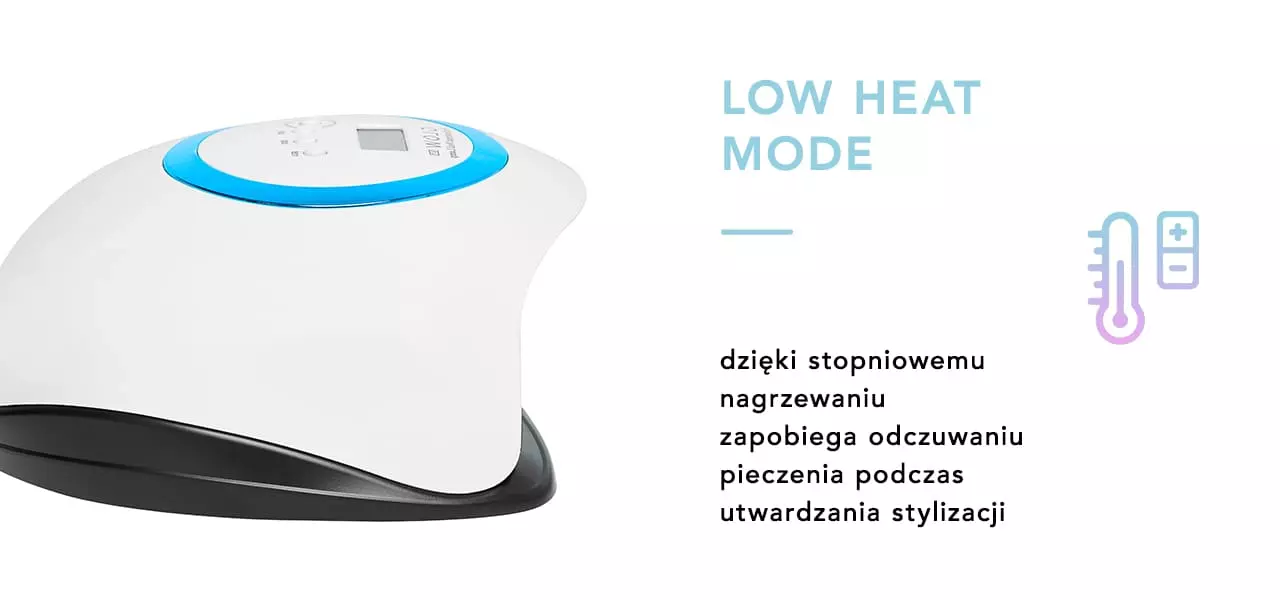 Profesjonalna Lampa UV LED do Manicure Glow V1 168W - Niebieska